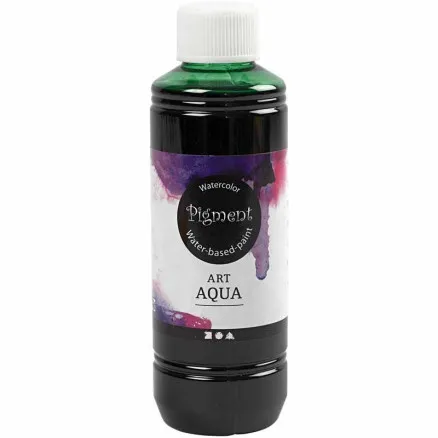 Flytande akvarellfärg, grön, 250 ml/ 1 flaska.