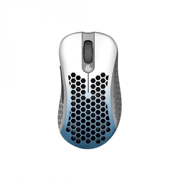 G-Wolves Sköll RGB Gaming Mouse - Vit/Blå - Gamingmus - Optisk - 7 knappar - Vit med RGB-LED-ljus