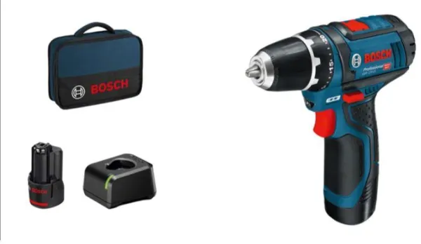 Bosch 12V Skruvdragare GSR 12V-15 2X2,0AH 1XGAL 12V-20 TAS